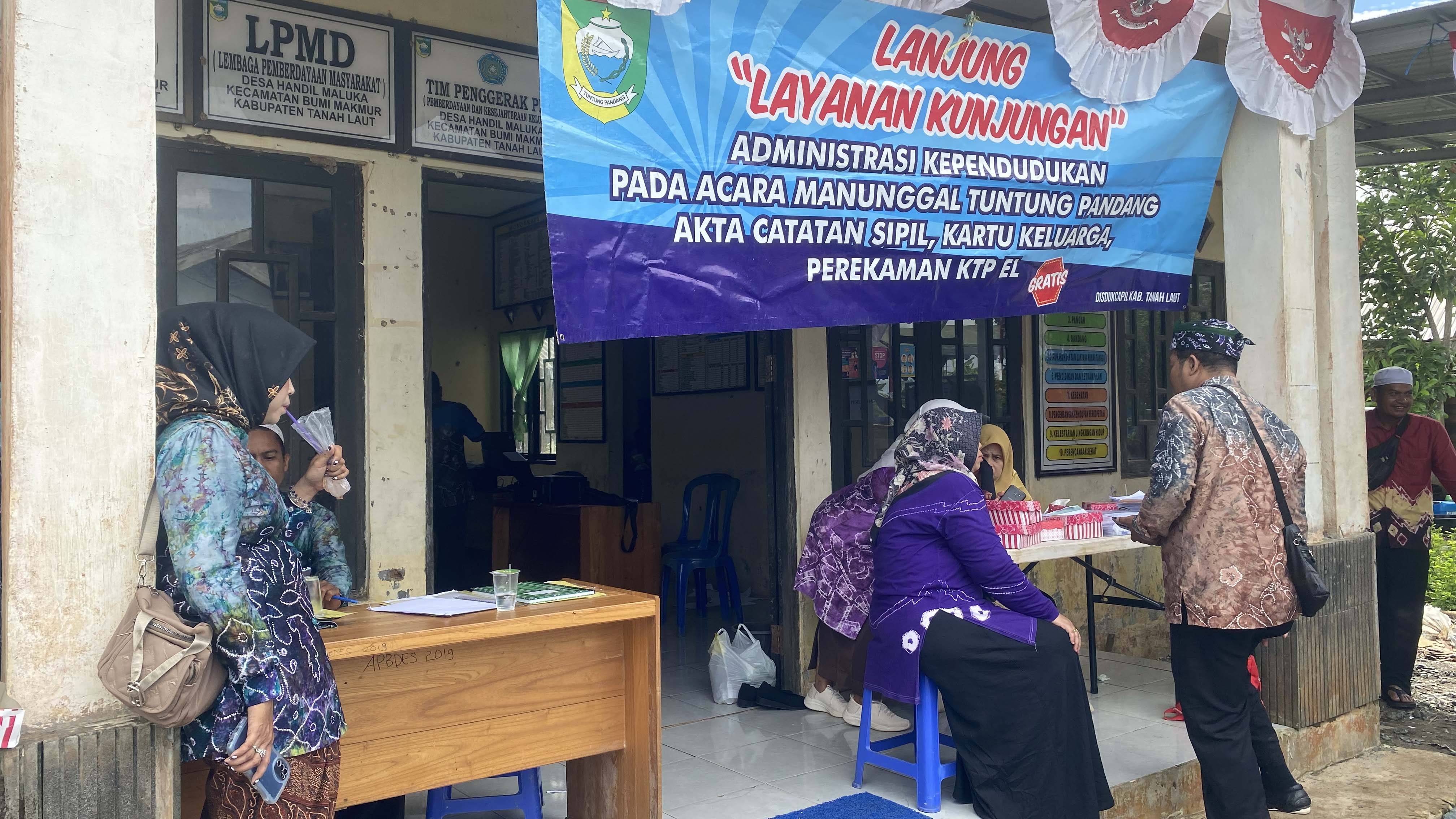 Tertib Administrasi Kependudukan Handil Maluka Diterapkan SIAK