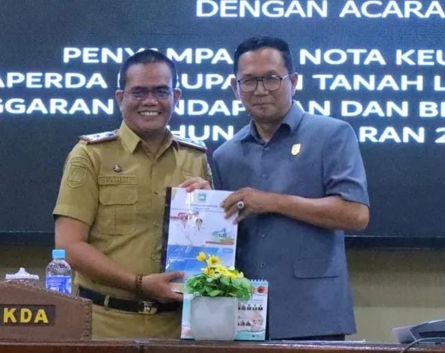Sekda Tala Serahkan Rancangan APBD 2026, Fokus pada Kesejahteraan Masyarakat