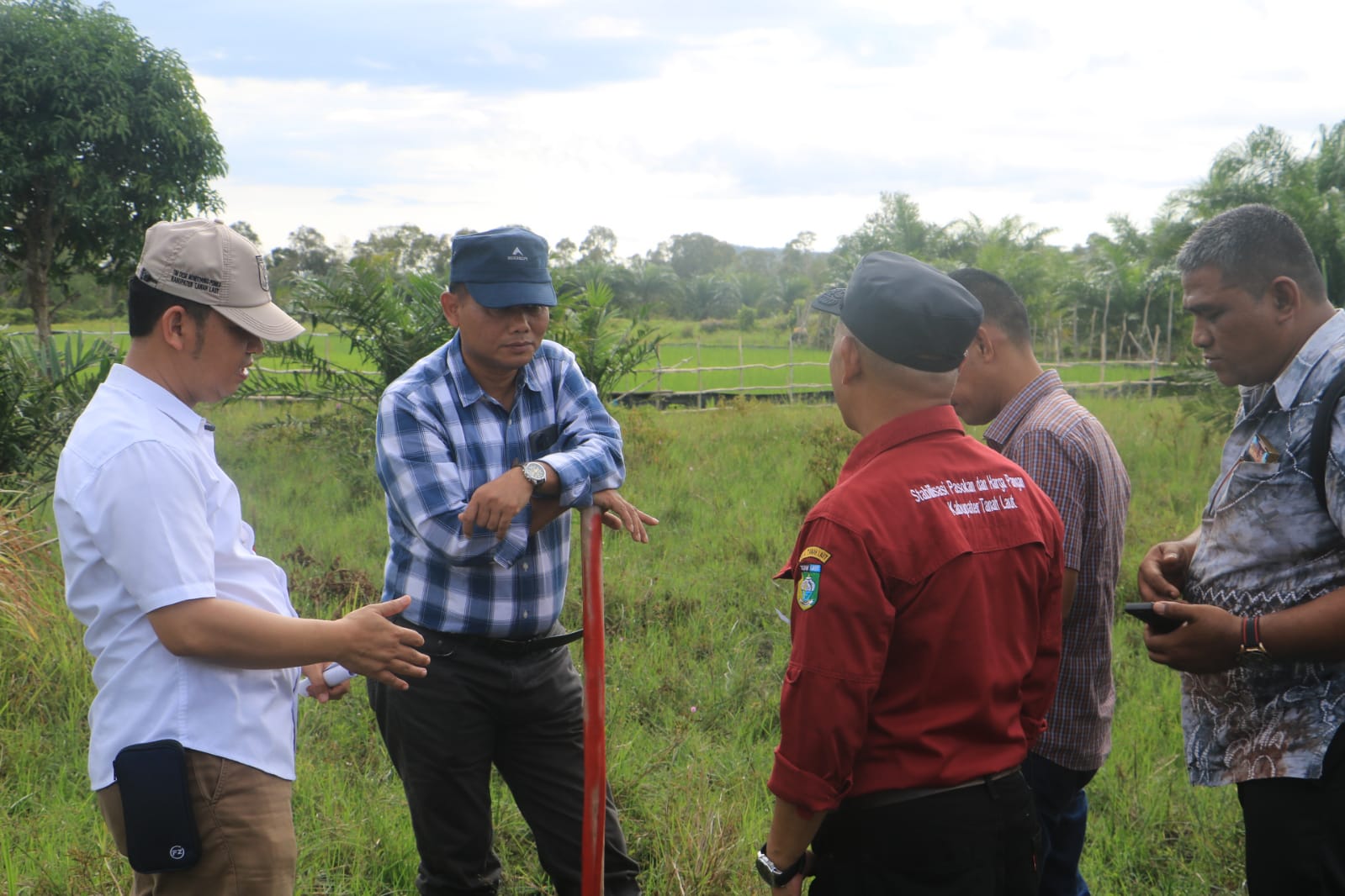 Dirjen Perikanan Budidaya RI Tinjau Kesiapan Pembangunan Tambak Udang di Kuala Tambangan