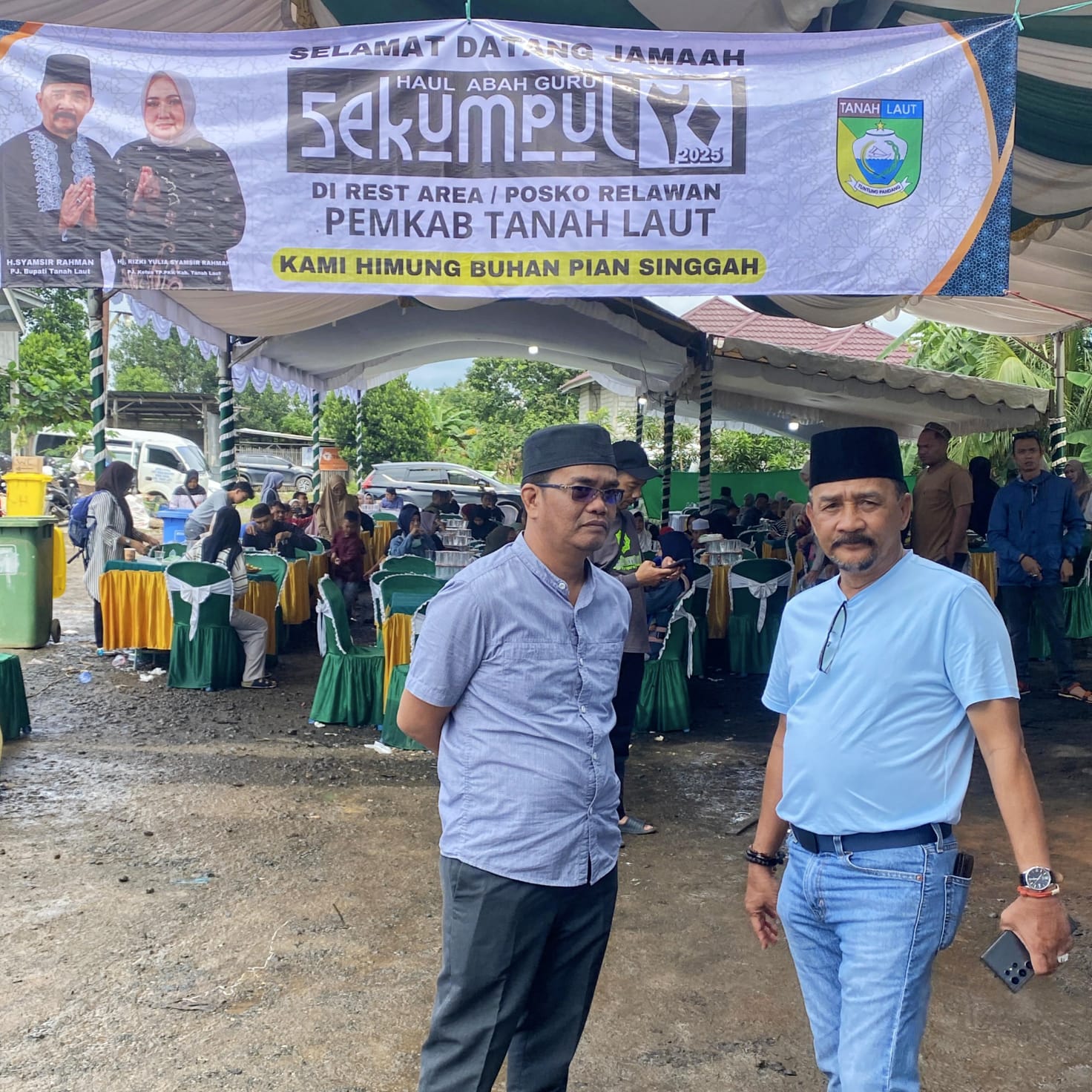 Pj Bupati Tinjau Warung Gratis untuk Jamaah Haul Guru Sekumpul 2025