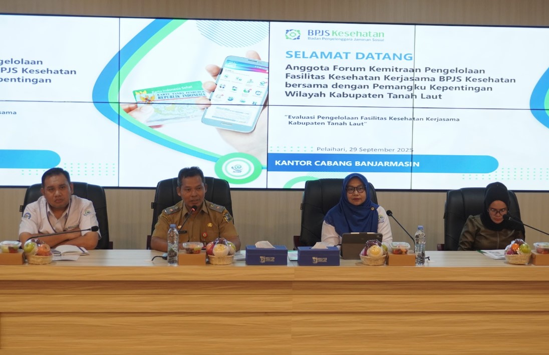 Forum Kemitraan Evaluasi Pengelolaan Fasilitas Kesehatan Kerja Sama Digelar di Kabupaten Tanah Laut