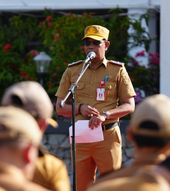 Apel Gabungan ASN Tanah Laut, Sekda Bacakan Pesan Penting Bupati