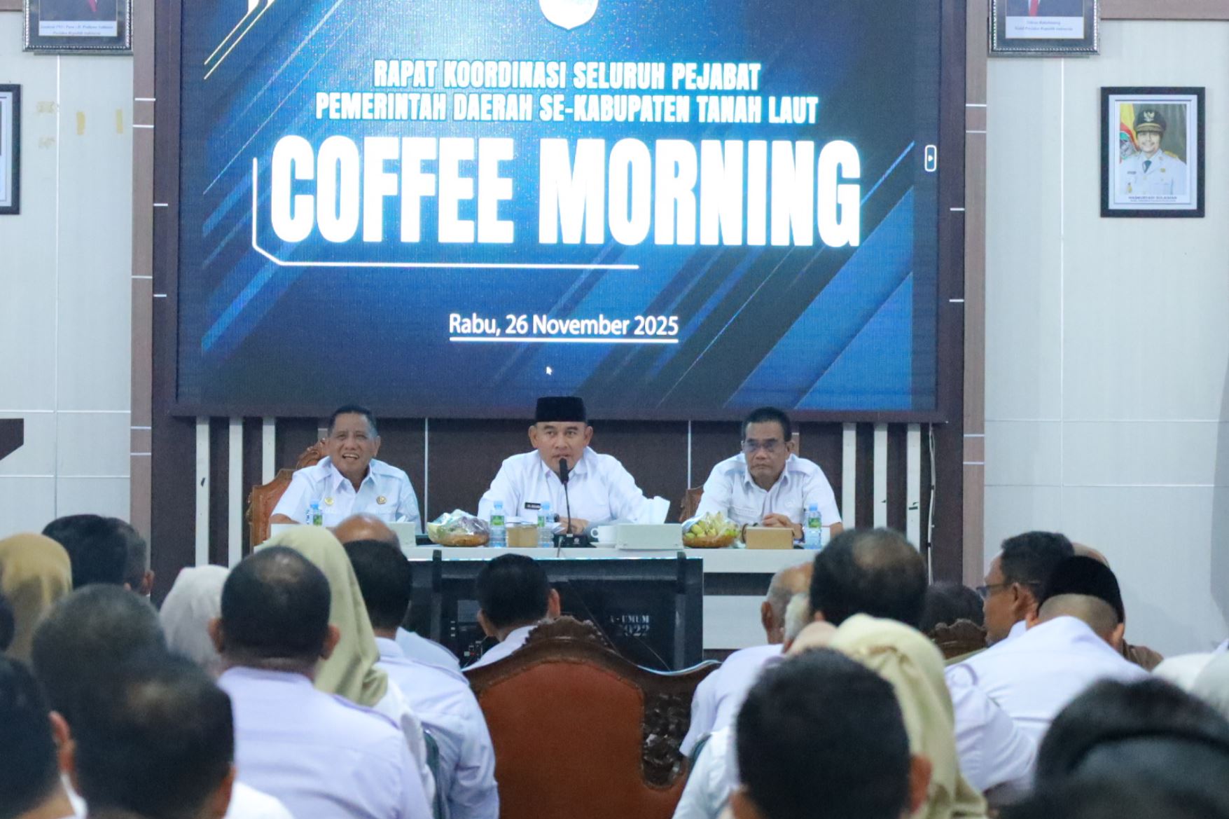 Pimpin Coffe Morning H. Rahmat Trianto Instruksikan Pimpinan SKPD Fast Response