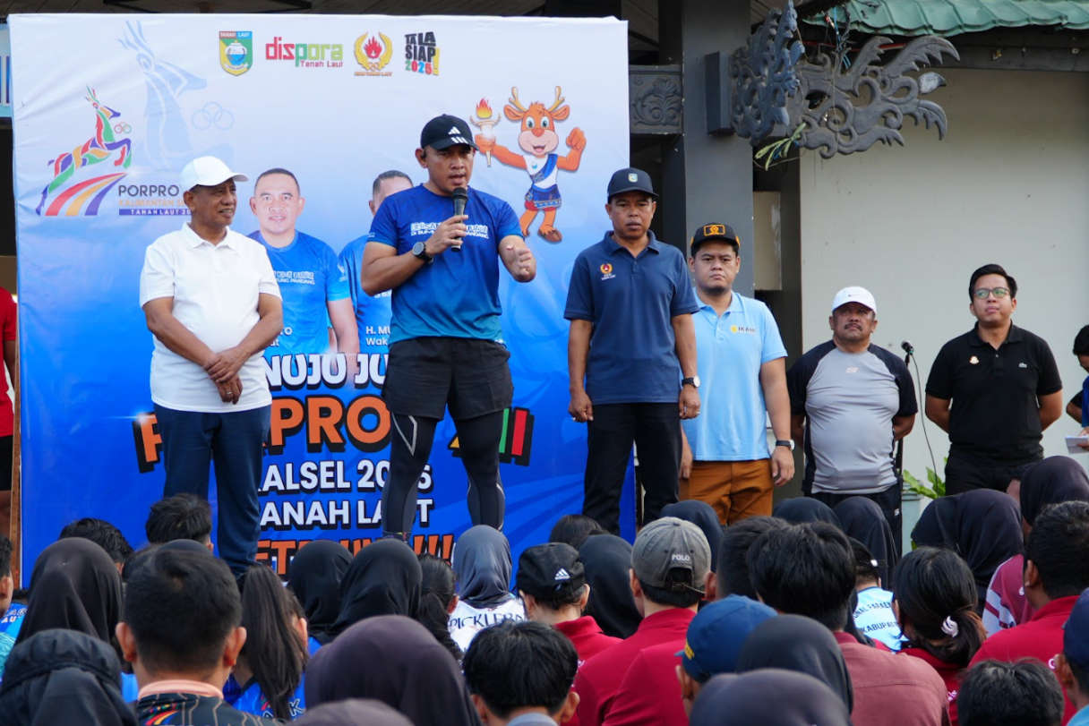 Bupati Tanah Laut Beri Suntikan Semangat Atlet Jelang Porprov 2025