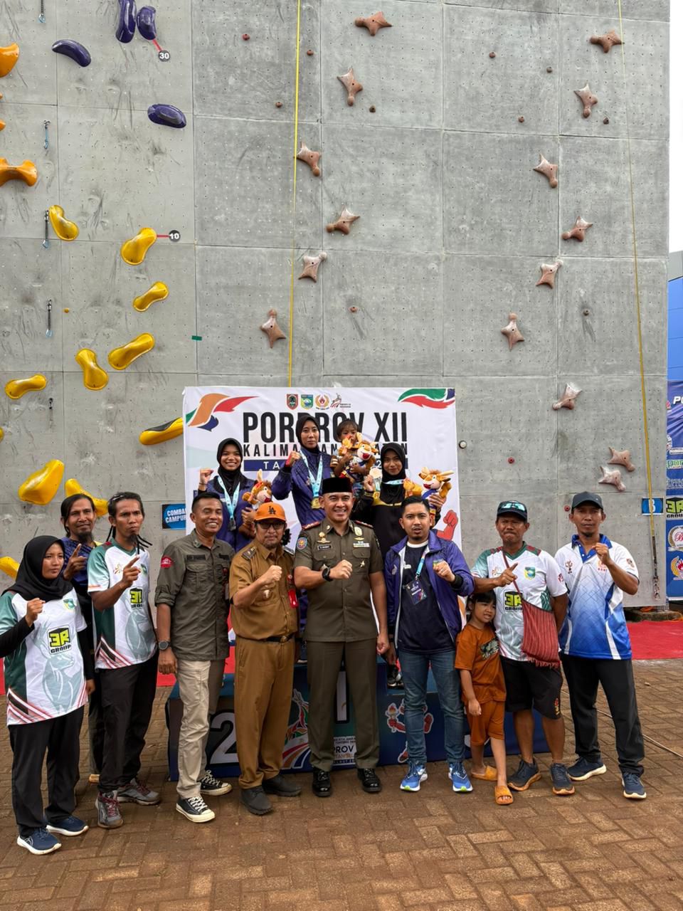 Kunjungi Venue Pertandingan, H. Rahmat Trianto Berikan Motivasi Kepada Atlet