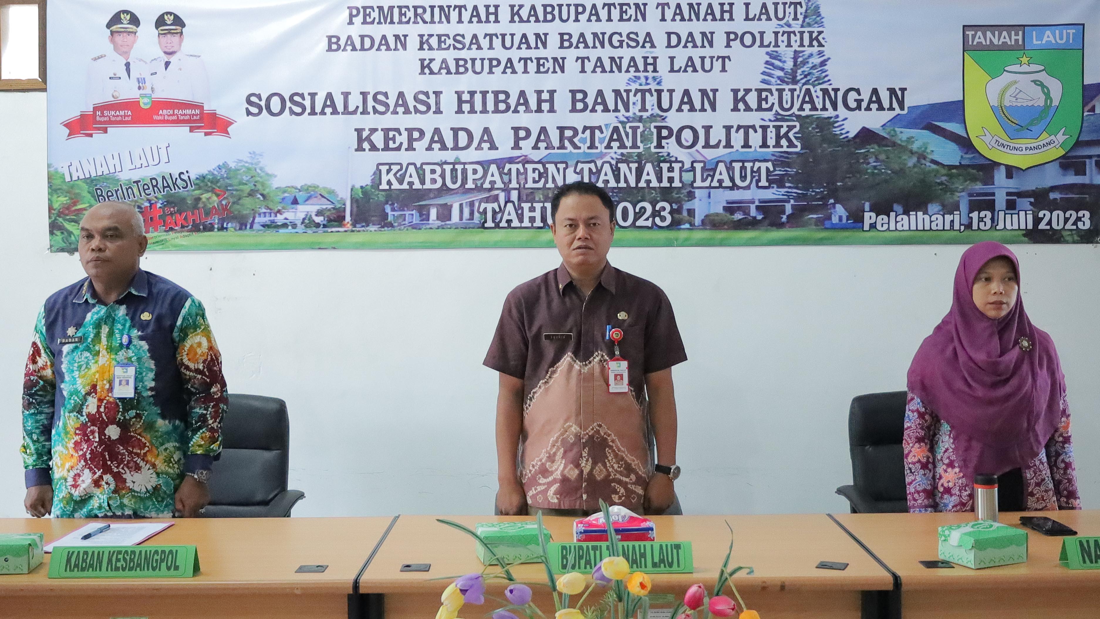 Pemkab Tala Gelar Sosialisasi Hibah Bantuan Keuangan Kepada Parpol