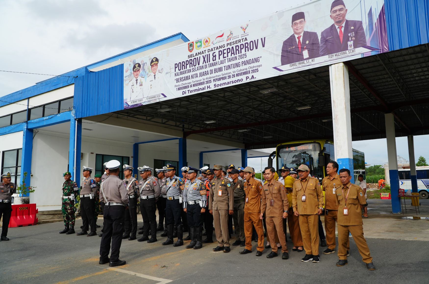 Terminal H. Soemarsono PA Jadi Lokasi Operasi Gabungan LLAJ, Pajak Bisa Dibayar Langsung