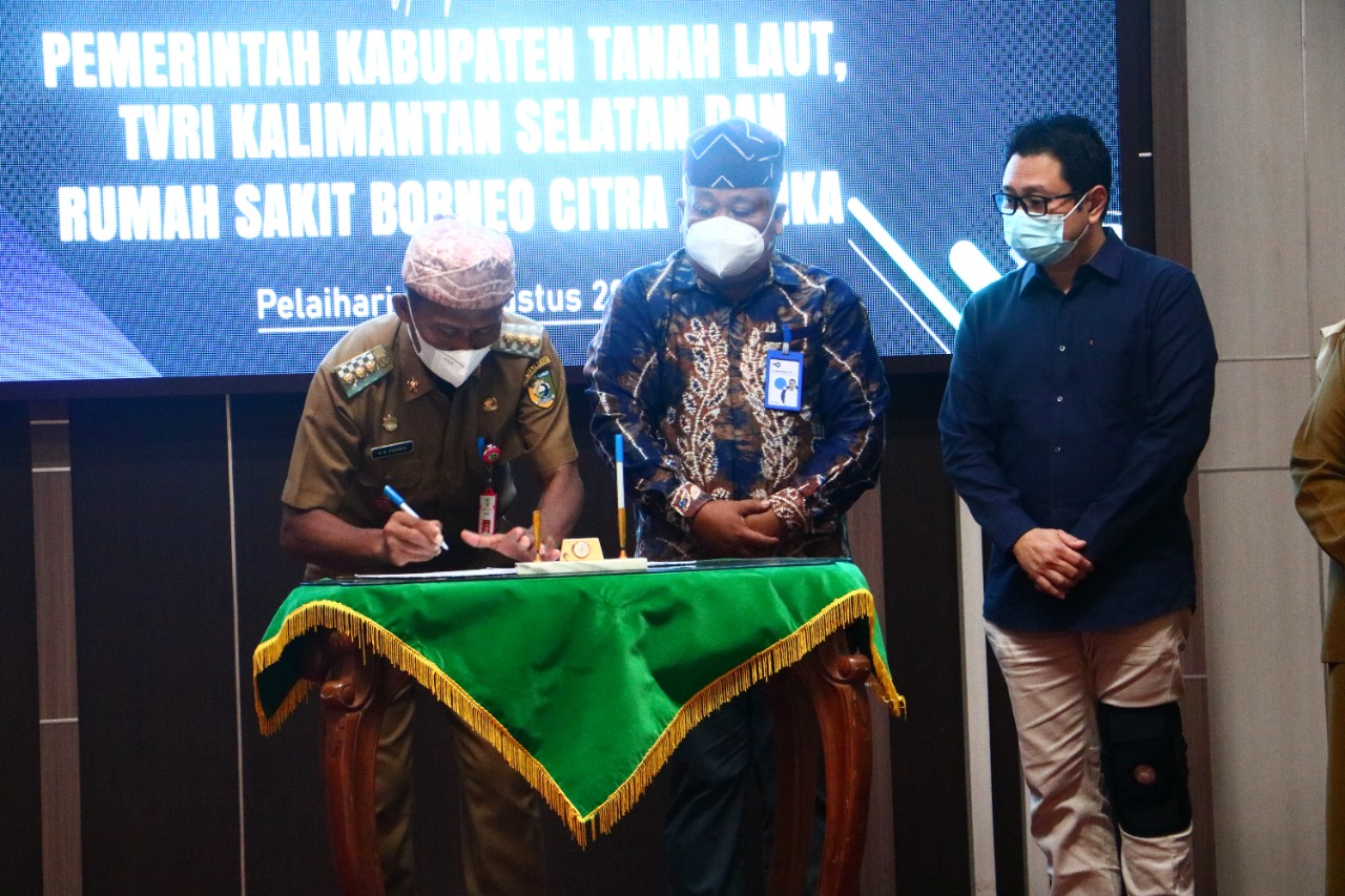 Tingkatkan Publikasi di Daerah, Pemkab Tala Jalin Kesepakatan Bersama TVRI Kalsel