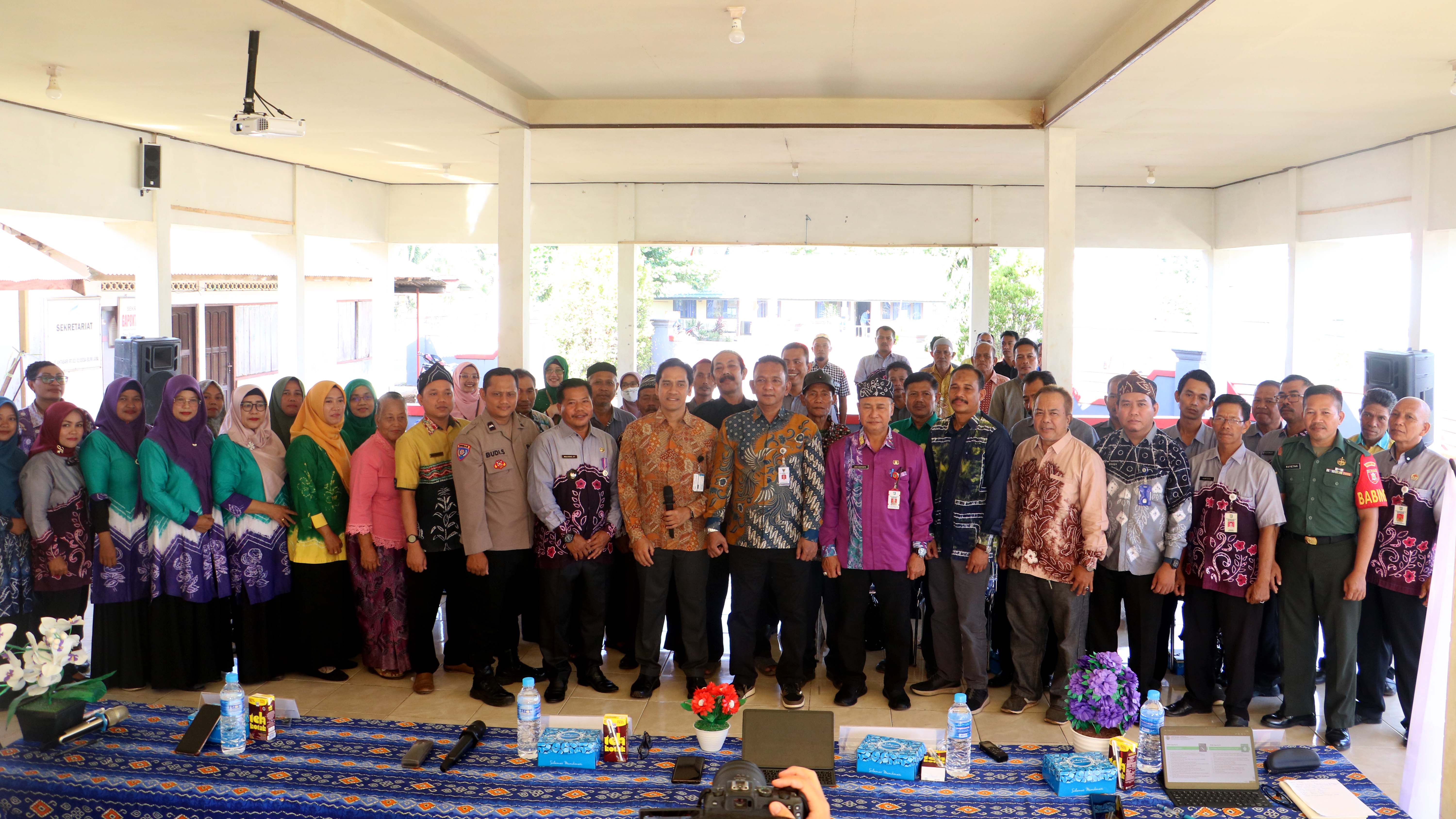 Wakili Kalsel Jadi Percontohan Anti Korupsi, KPK RI Kembali Datangi Desa Bumi Jaya Gelar Bimtek