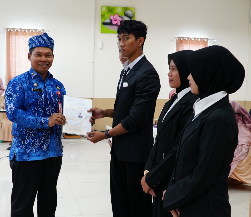 Peserta LPK PISCO Dilepas Ke Jepang, Bupati Tala Dorong Generasi Muda Manfaatkan Peluang
