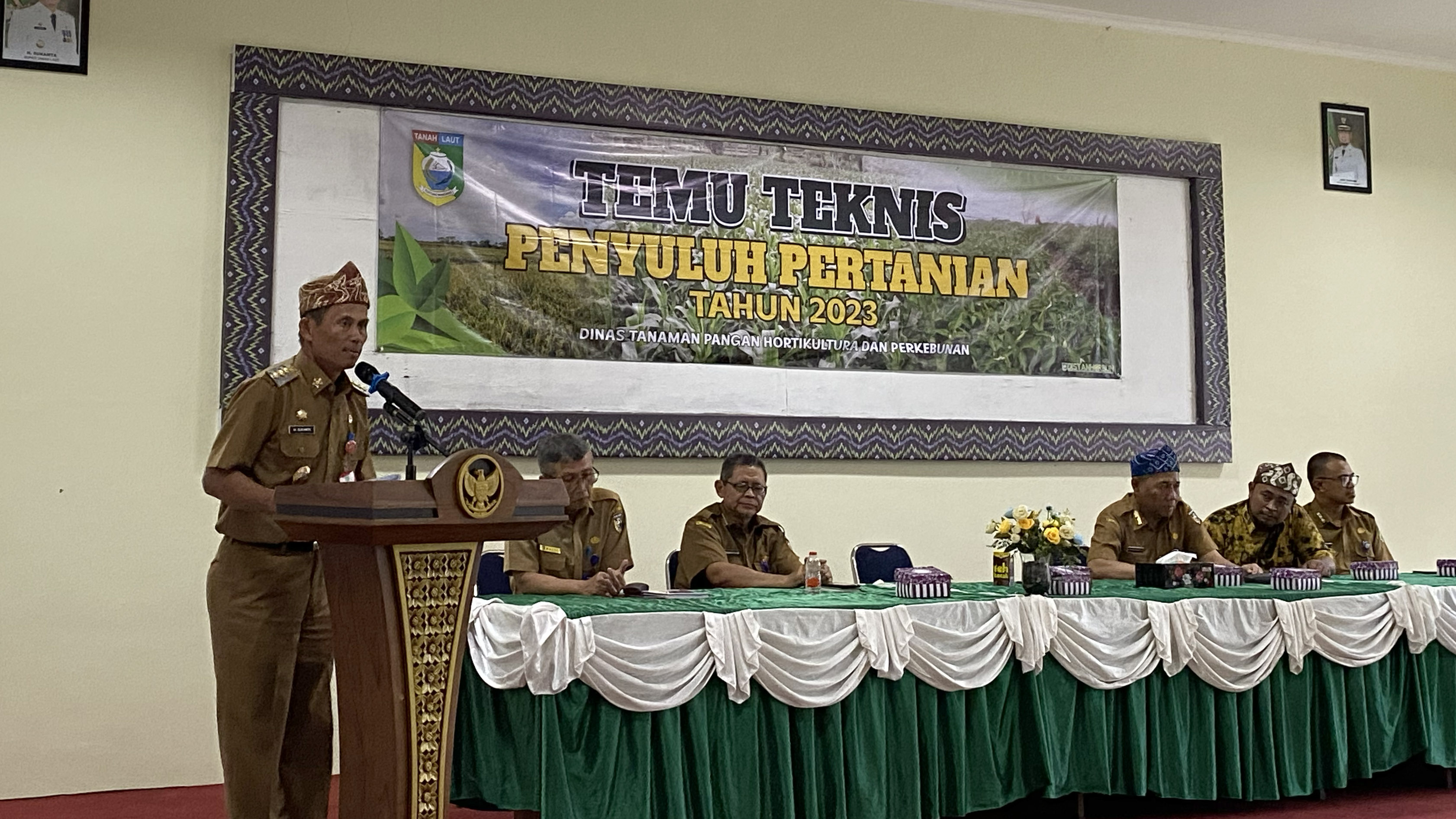 Buka Temu Teknis Penyuluh Pertanian Tahun 2023, Bupati Tala Sampaikan Ini