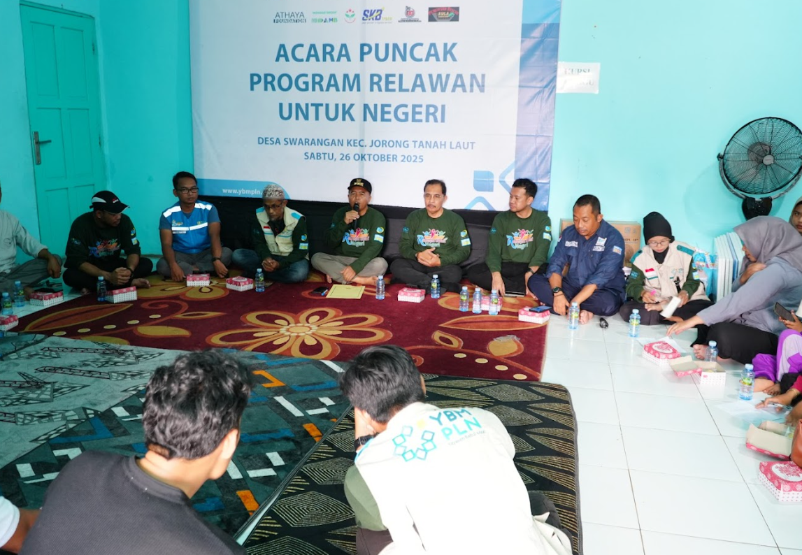 Semangat Gotong Royong Warnai Program "Relawan Untuk Negeri" Di Desa Swarangan