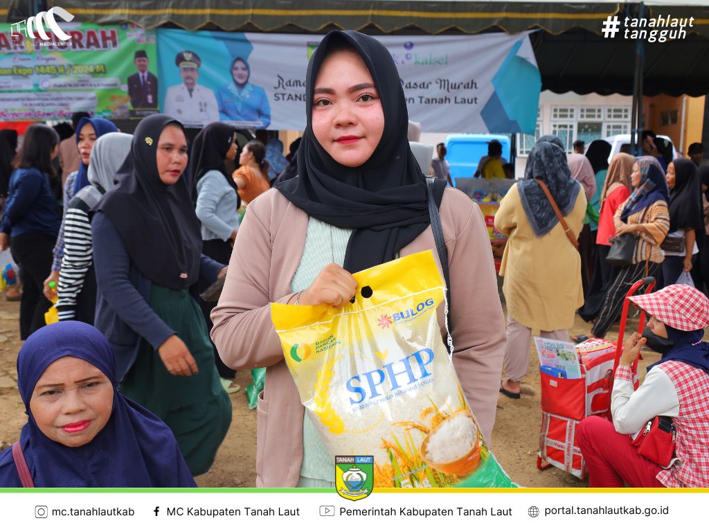 Hadapi Bulan Ramadhan Rina Manfaatkan Pasar Murah