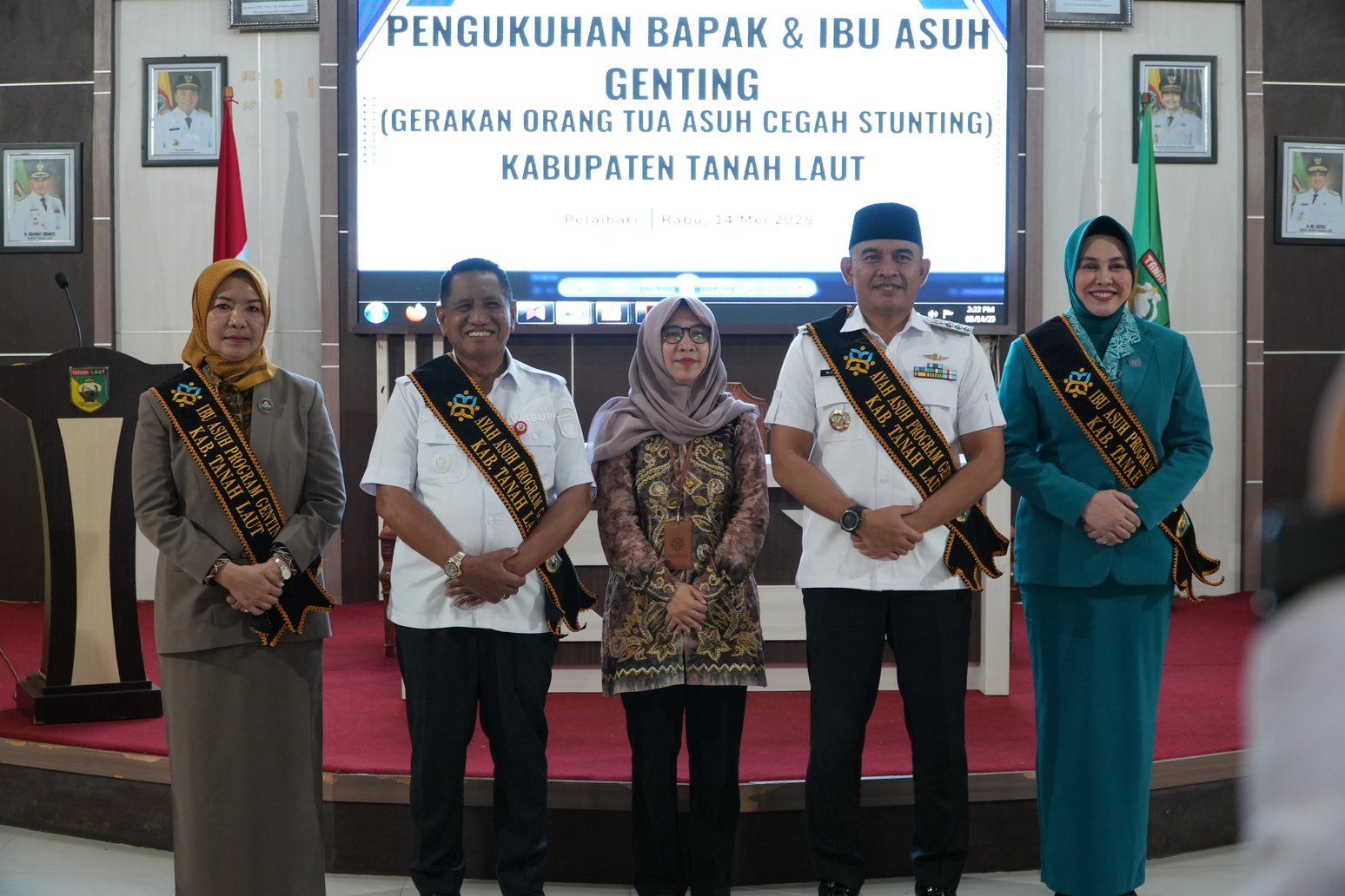Bupati dan Wabup Dikukuhkan sebagai Orang Tua Asuh Program GENTING