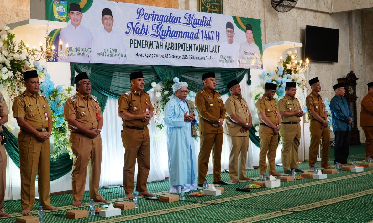 Tanah Laut Peringati Maulid nabi Muhammad Saw, Asn Dirorong Teladan Akhlak Rasulullah