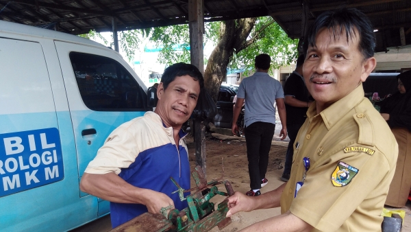 Pedagang Pasar Pelaihari Sambut Baik Layanan Tera/Tera Ulang