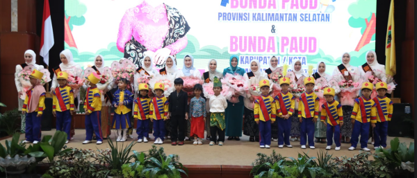 Wabup Tala Hadiri Pengukuhan Bunda PAUD Provinsi Kalsel dan Kabupaten/Kota se-Kalsel