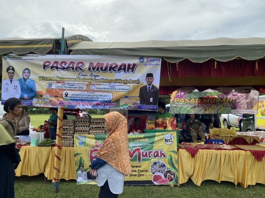 Jelang Bulan Ramadhan Adanya Pasar Murah Sangat Membantu Warga Tala