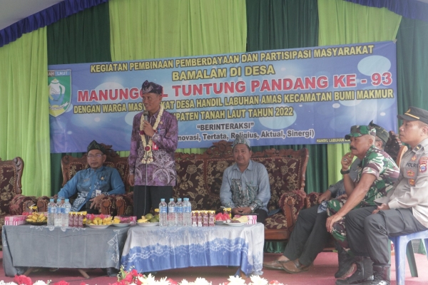 Bupati Tala Ajak Warga Handil Labuan Amas Ikut Program PTSL