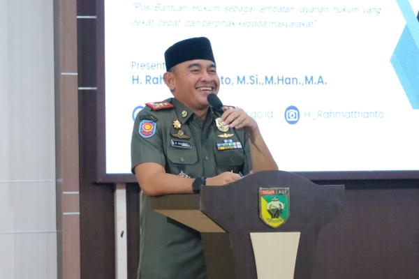 Bupati Tala Buka Sosialisasi Pos Bantuan Hukum; Wujudkan Akses Keadilan bagi Masyarakat