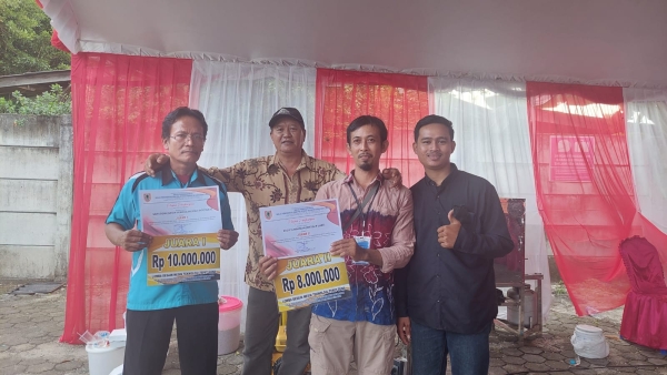 Sabet Dua Juara Tertinggi Tingkat Provinsi Sekaligus Produk IKM Perbengkelan Binaan Disnakerind Tala