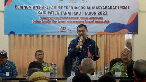 Pemerintah Apresiasi Langkah PSM Tala Santuni Lansia