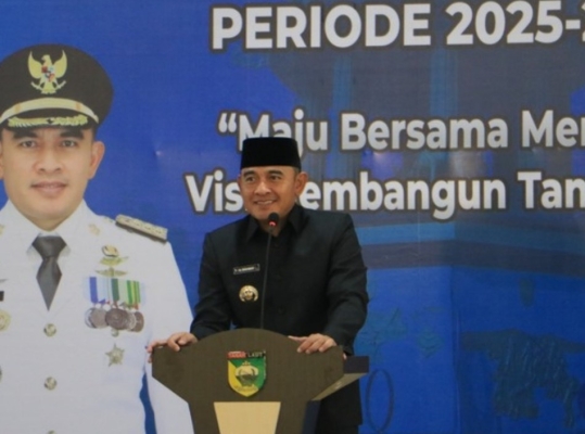 PWI Tanah Laut Periode 2025–2028 Resmi Dilantik, Bupati Rahmat Trianto Dorong Media Jadi Mitra Pemba