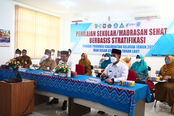 Ikuti Penilaian Sekolah Sehat Tingkat Provinsi, Pemkab Komitmen Dukung MAN IC Tala