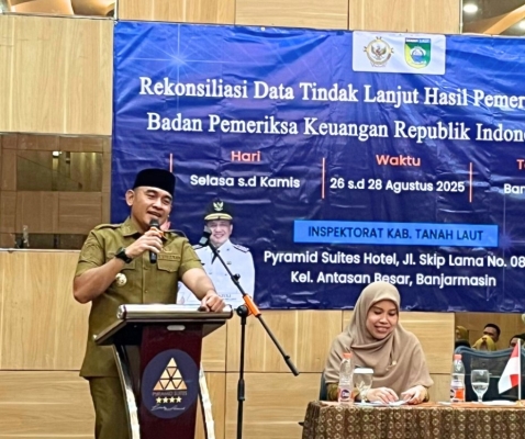 Bupati H. Rahmat Trianto Buka Kegiatan Rekonsiliasi Tindak Lanjut Hasil Pemeriksaan BPK
