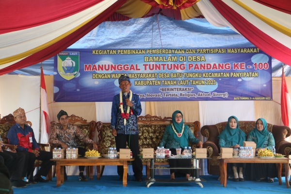 Bupati Tala Ajak Masyarakat Desa Batu Tungku Ikut Program PTSL