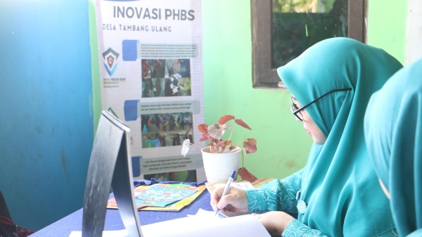 Inovasi PHBS Desa Tambang Ulang Buat Kagum Tim Penilai Provinsi