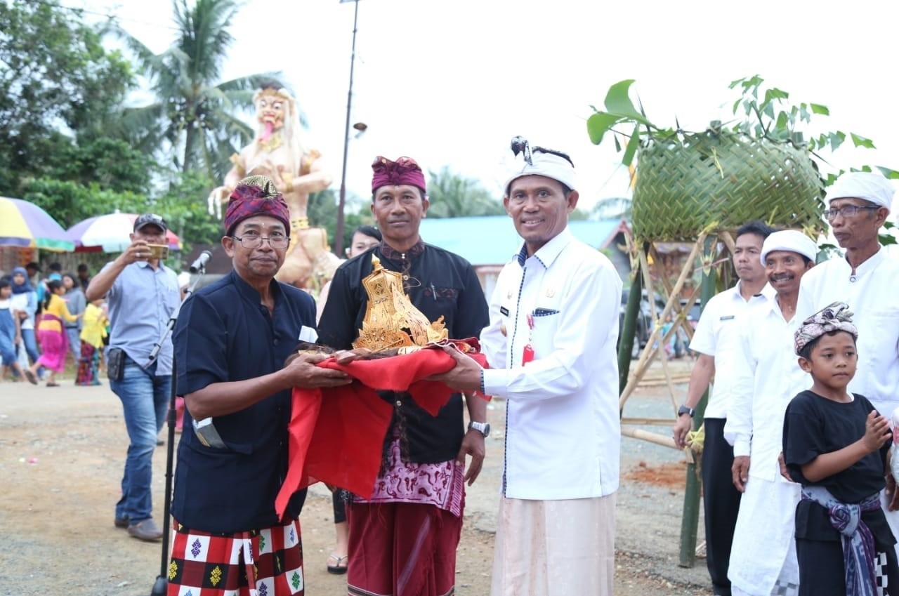 Jelang Nyepi, Umat Hindu di Tala laksanakan Tawur Agung Kesanga