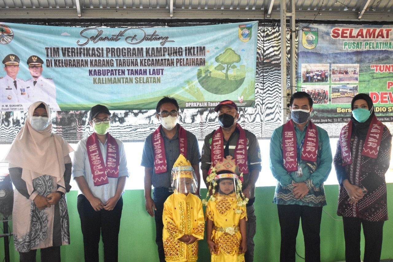 4 DESA/KELURAHAN DI TANAH LAUT LOLOS TAHAP VERIFIKASI PROGRAM KAMPUNG IKLIM