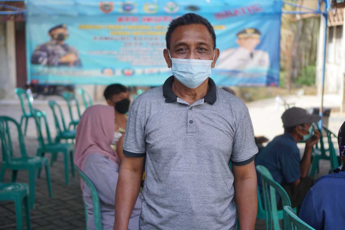 VAKSIN TAHAP KEDUA UNTUK MASYARAKAT MARITIM TABANIO DI PUSKESMAS TAKISUNG