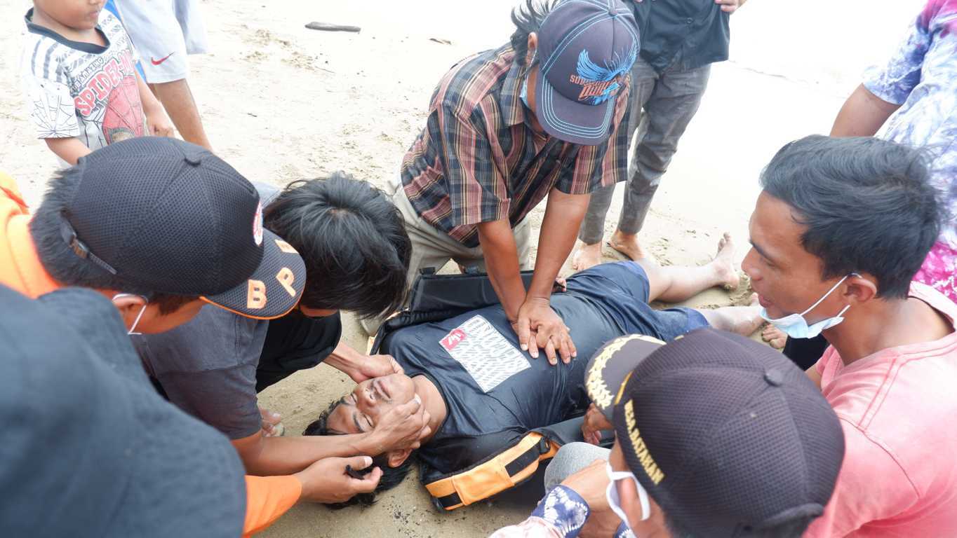 Dispar Tala Gelar Pelatihan Rescue Untuk Pelaku Pariwisata Pantai Batakan Baru