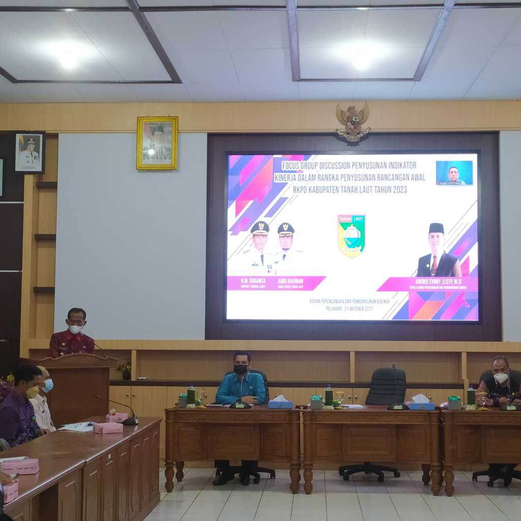 PEMKAB TALA GELAR FGD UNTUK PENYUSUNAN AWAL RKPD TAHUN 2023