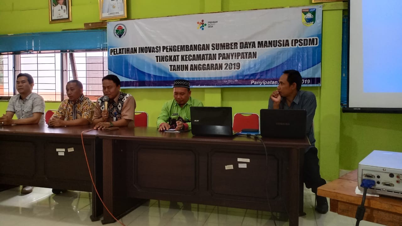 Pelatihan Inovasi Pengembangan Sumber Daya Manusia (PSDM) Tingkat Kecamatan Panyipatan