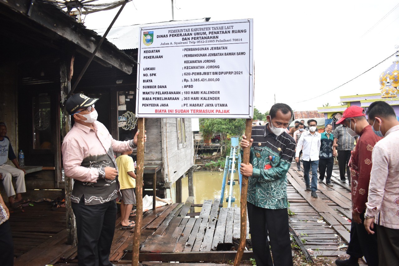 PEMKAB TALA BANGUN JEMBATAN BARU UNTUK MASYARAKAT JORONG