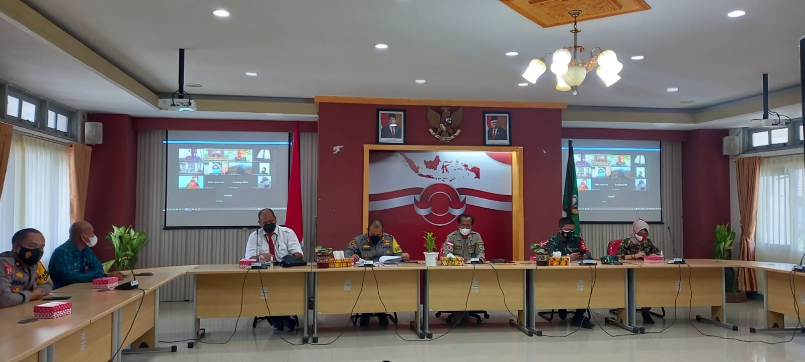 BANGUN POSKO TANGGAP KARHUTLA, PEMKAB TALA AWASI TITIK RAWAN