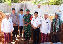 Peletakan Batu Pertama Ponpes Al Mubarok, Dorong Peningkatan Kualitas Pendidikan Keagamaan