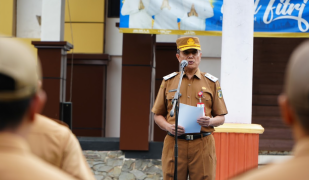 Pemkab Tanah Laut Gelar Apel Gabungan, Tekankan Peningkatan Kinerja Dan Disiplin Asn