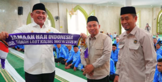 Bupati Tanah Laut Lepas 411 Jemaah Haji Tahun 1447 H/2026 M