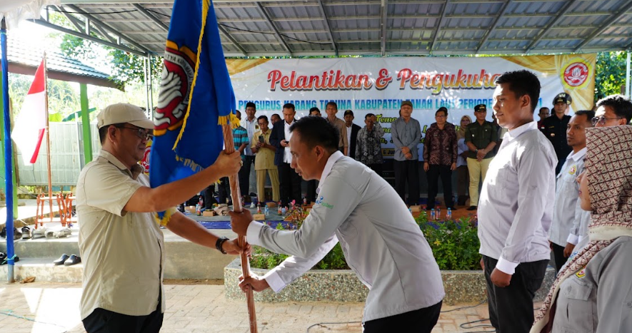 Pengurus Baru Karang Taruna Tanah Laut Dilantik, Kemah Bakti I Jadi Ajang Konsolidasi