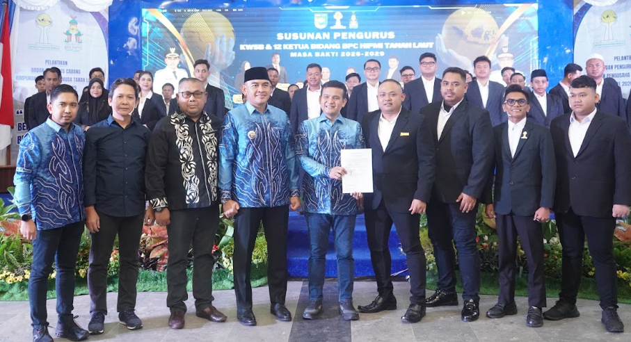 HIPMI Tanah Laut Resmi Dilantik, Bupati H. Rahmat Trianto Ajak Pengusaha Muda Jadi Motor Ekonomi Daerah